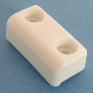 Drawer Bumper With Reference Tab White 3/8" X 1-1/4", Bag of 4 Drawer Bumper With Reference Tab White 3/8" X 1-1/4", Bag of 4