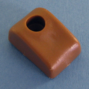 Drawer Bumper With Reference Tab Tan 7/16", Pkg of 1000