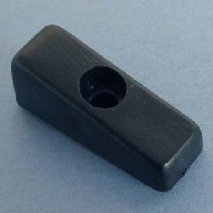 Drawer Bumper With Reference Tab Black 1/2", Pkg of 1000