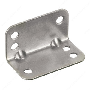 Large Metal Bracket, Corner brace, Width - Overall Dimensions 44 mm