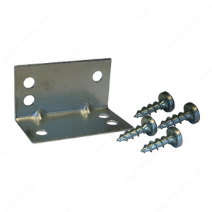 Large Metal Bracket, screws included, Type Brackets with Screws, Width - Overall Dimensions 1 3/4 in Large Metal Bracket, screws included, Type Brackets with Screws, Width - Overall Dimensions 1 3/4 in
