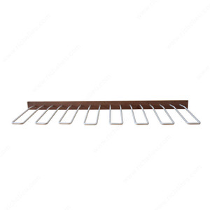 Angled Wine Bottle Holder, Number of Bottles 8, Material Brushed Aluminum, Width 47 13/16 in Angled Wine Bottle Holder, Number of Bottles 8, Material Brushed Aluminum, Width 47 13/16 in