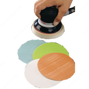 5 Color-Coded Ultra-Fine Micron Film Disc - No Holes, Color Orange, Abrasive Grade Trizact A5 - 1300 Grit