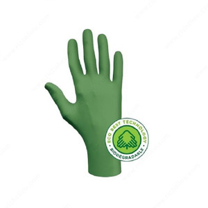 Biodegradable Disposable Nitrile Gloves, 4 mil, Size Extra-Large Biodegradable Disposable Nitrile Gloves, 4 mil, Size Extra-Large