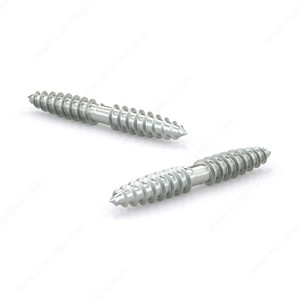 Steel Dowel, Screw Size 1/4, Length 2 in, Threading Full thread PRO-PACK 3 Steel Dowel, Screw Size 1/4, Length 2 in, Threading Full thread PRO-PACK 3