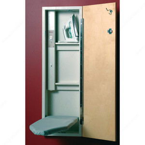 Economical Built-In Ironing Center, Door Opening Right Hand, Electrical Hook Up Yes Economical Built-In Ironing Center, Door Opening Right Hand, Electrical Hook Up Yes