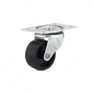 Industrial Black General Duty Polypropylene Caster, Non- marking rubber tread, Load Capacity Per Caster Max. 80 kg, Wheel Diameter 61 mm, Total Height 81 mm, Tread Width 28.5 mm PRO-PACK 2 Industrial Black General Duty Polypropylene Caster, Non- marking rubber tread, Load Capacity Per Caster Max. 80 kg, Wheel Diameter 61 mm, Total Height 81 mm, Tread Width 28.5 mm PRO-PACK 2