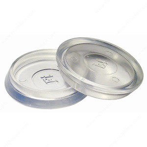 High-Impact Smooth Round Base Cups, Diameter 38 mm, Material High-Capacity Polystyrene, Color / Finish Clear PRO-PACK 5