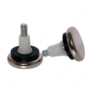 Adjustable Glides with Cushioned Steel Base, Base Diameter 1 1/16 in PRO-PACK 3 Adjustable Glides with Cushioned Steel Base, Base Diameter 1 1/16 in PRO-PACK 3