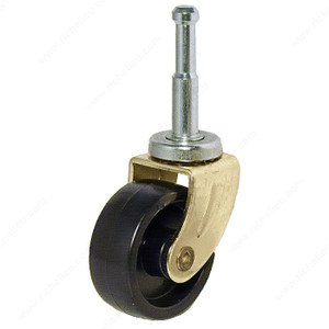 Light-Duty Furniture Caster, Plastic wheel, Load Capacity Per Caster Max. 23 kg, Wheel Diameter 41 mm, Total Height 52.5 mm, Tread Width 16.5 mm PRO-PACK 10
