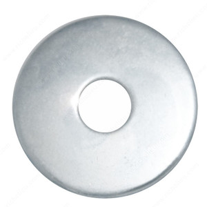Fender washer, Zinc, FWZ, Bolt Diameter 3/16, Outside Diameter 1 to 1 1/64 in, Inside Diameter 7/32 to 15/64 in, Thickness 3/64 to 1/16 in