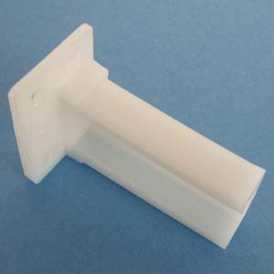 Fixed Self Closing Rear Socket Right 1" X 7/16" X 2-3/8", Pkg of 50