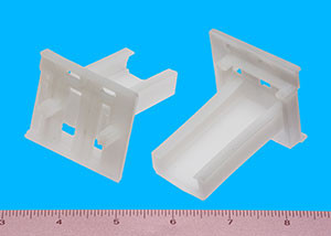 Adjustable Rear Self Closing Socket Left 1" X 7/16" X 2-3/8" w/ 8mm pegs, Pkg of 500