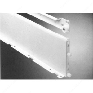 Zargen Drawer Slide, Slide Length 17 3/8 in, Slide Height 4 5/8 in Zargen Drawer Slide, Slide Length 17 3/8 in, Slide Height 4 5/8 in