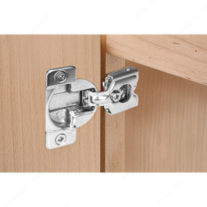 TEC Self-Close Side-Mount Hinge, Door Overlay 1/2", Fixing Type Knock-In with Insertion Ram Only PRO-PACK 10