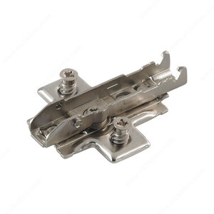 Wing Base Plates with 4 Point Fixing, Height 3.5 mm, Mounting Pre-Mounted with Euro Screws PRO-PACK 10 Wing Base Plates with 4 Point Fixing, Height 3.5 mm, Mounting Pre-Mounted with Euro Screws PRO-PACK 10
