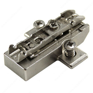 Wing Base Plates with 2 Point Fixing, Height 19 mm, Mounting Pre-Mounted with Euro Screws PRO-PACK 5 Wing Base Plates with 2 Point Fixing, Height 19 mm, Mounting Pre-Mounted with Euro Screws PRO-PACK 5