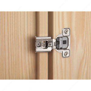 Silentia CU Face Frame 2 Cam Hinges, Fixing Type Screw-On, Overlay 9/16 in PRO-PACK 3 Silentia CU Face Frame 2 Cam Hinges, Fixing Type Screw-On, Overlay 9/16 in PRO-PACK 3