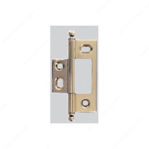 Classic Solid Brass Bifold Hinge - 2515, Finish Polished Nickel, Finish Number 180