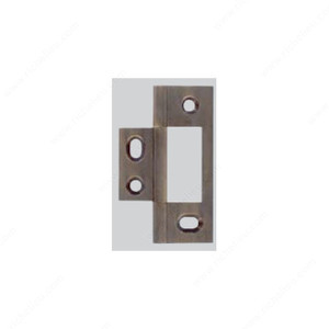 Solid Brass Hinge - Non-Mortise, Finish Polished Brass Solid Brass Hinge - Non-Mortise, Finish Polished Brass