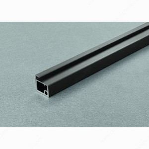 Aluminum door profile 118 inch long, Finish Titanium. Pro-Pack of 10 Aluminum door profile 118 inch long, Finish Titanium. Pro-Pack of 10