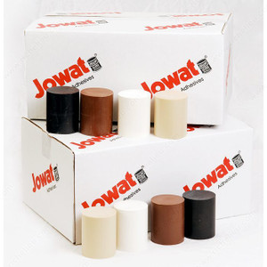 Jowatherm 286 Hot Melt Adhesive Cartridge, Finish / Color Natural, Weight 35 lb, Viscosity Medium/High Jowatherm 286 Hot Melt Adhesive Cartridge, Finish / Color Natural, Weight 35 lb, Viscosity Medium/High