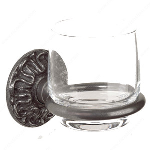 Tumbler Holder - Louis XV Series, Finish Rust