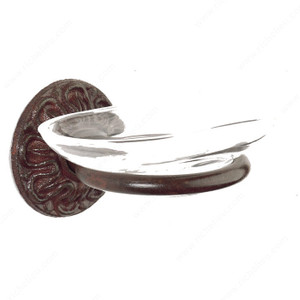 Soap Dish - Louis XV Series, Finish Satin Steel