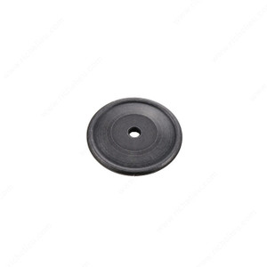 Back Plate LC0941/0942, Finish Satin Steel, Diameter - Overall Dimensions 1 1/2 in, Projection - Overall Dimensions 1/8 in Back Plate LC0941/0942, Finish Satin Steel, Diameter - Overall Dimensions 1 1/2 in, Projection - Overall Dimensions 1/8 in