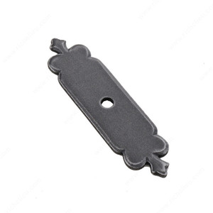 Cabinet Escutcheon LC0977, Finish Satin Steel Cabinet Escutcheon LC0977, Finish Satin Steel