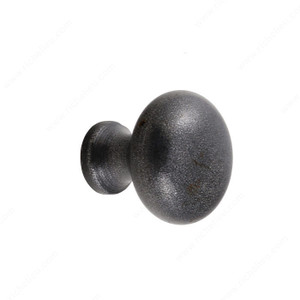 Knob LC1010, Finish Satin Steel, Diameter - Overall Dimensions 1 in, Projection - Overall Dimensions 1 in Knob LC1010, Finish Satin Steel, Diameter - Overall Dimensions 1 in, Projection - Overall Dimensions 1 in