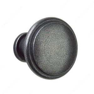 Knob LC1050 Series, Finish Satin Steel, Diameter - Overall Dimensions 1 3/8 in, Projection - Overall Dimensions 1 3/8 in Knob LC1050 Series, Finish Satin Steel, Diameter - Overall Dimensions 1 3/8 in, Projection - Overall Dimensions 1 3/8 in