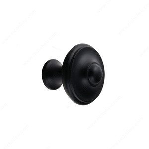 Knob LC1060 Series, Finish Satin Black, Diameter - Overall Dimensions 1 in, Projection - Overall Dimensions 1 in Knob LC1060 Series, Finish Satin Black, Diameter - Overall Dimensions 1 in, Projection - Overall Dimensions 1 in
