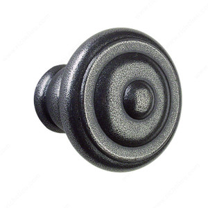 Knob LC1070 Series, Finish Rust, Diameter - Overall Dimensions 1 1/8 in, Projection - Overall Dimensions 1 1/4 in Knob LC1070 Series, Finish Rust, Diameter - Overall Dimensions 1 1/8 in, Projection - Overall Dimensions 1 1/4 in