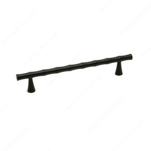 Traditional Forged Iron Pull - LC15, Type Appliance Models, Finish Satin Black, Material Forged Iron