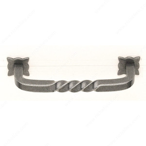 Cabinet Pull LC1560 Series, Finish Satin Steel, Center to Center 4 in Cabinet Pull LC1560 Series, Finish Satin Steel, Center to Center 4 in
