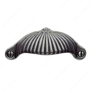 Bin Pull LC1701, Finish Satin Black Bin Pull LC1701, Finish Satin Black