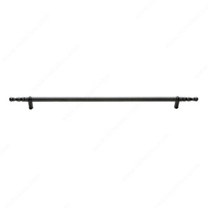 Bar Pull LC1930 Series, Finish Satin Steel, Center to Center 6 1/4 in, Length - Overall Dimensions 10 3/4 in Bar Pull LC1930 Series, Finish Satin Steel, Center to Center 6 1/4 in, Length - Overall Dimensions 10 3/4 in