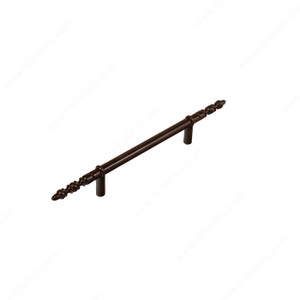 Bar Pull LC1960 Series, Finish Rust, Center to Center 6 1/4 in, Length - Overall Dimensions 12 3/8 in Bar Pull LC1960 Series, Finish Rust, Center to Center 6 1/4 in, Length - Overall Dimensions 12 3/8 in