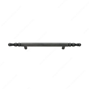 LC2130 Series Pull, Finish Rust, Center to Center 5 in, Length - Overall Dimensions 8.5 in