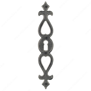 Key Escutcheon LC7284, Finish Satin Black, Type Vertical Key Escutcheon LC7284, Finish Satin Black, Type Vertical