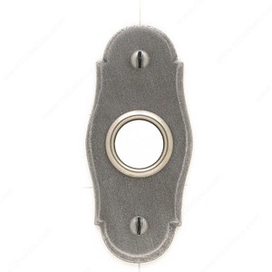 Door Bell, Finish Satin Steel