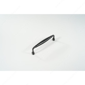 Traditional Forged Iron Pull - LD80, Finish Satin Steel, Material Forged Iron