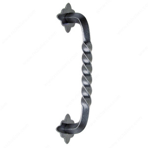 Door Pull LD8015/8075/8085, Finish Rust, Center to Center 16 in Door Pull LD8015/8075/8085, Finish Rust, Center to Center 16 in