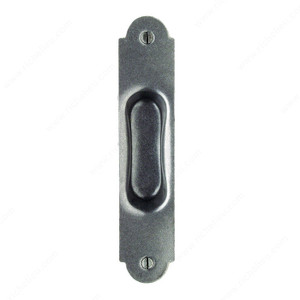 Pocket Door Flush Pull LD8580, Finish Satin Black Pocket Door Flush Pull LD8580, Finish Satin Black