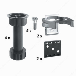 Cabinet Levelers Kit, complete set Choose Cabinet Levelers Kit, complete set Choose
