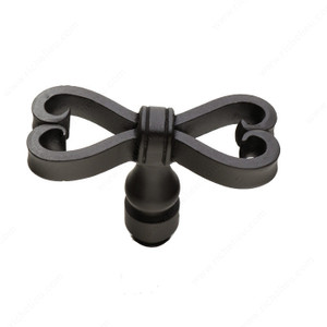 Door Knob LK6107, Finish Matte Bronze