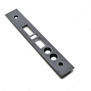 Mortise Lock Face Plate LM500F, Finish Satin Steel Mortise Lock Face Plate LM500F, Finish Satin Steel