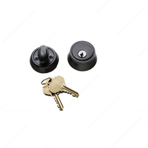 Auxiliary Deadbolt LM5502/5503, Backset 2 3/8 in, Finish Satin Steel Auxiliary Deadbolt LM5502/5503, Backset 2 3/8 in, Finish Satin Steel