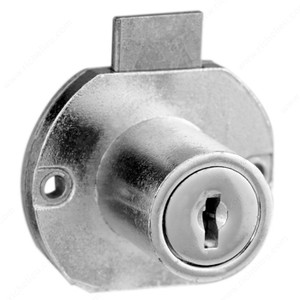Drawer Lock - Short Bolt, Cylinder Length 1 3/16 in Drawer Lock - Short Bolt, Cylinder Length 1 3/16 in